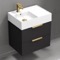 Bathroom Vanity, Modern, Black, 24